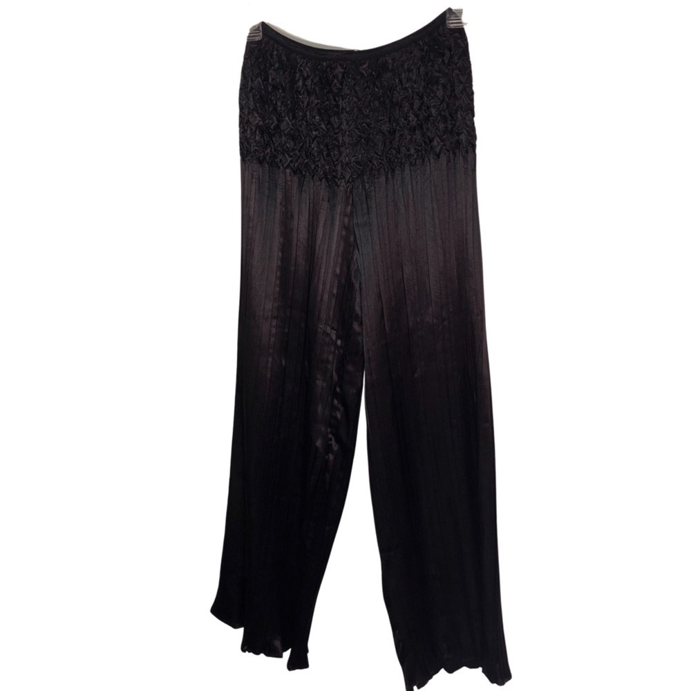 Komarov Women’s Slinky Black Palazzo Pants Size Small